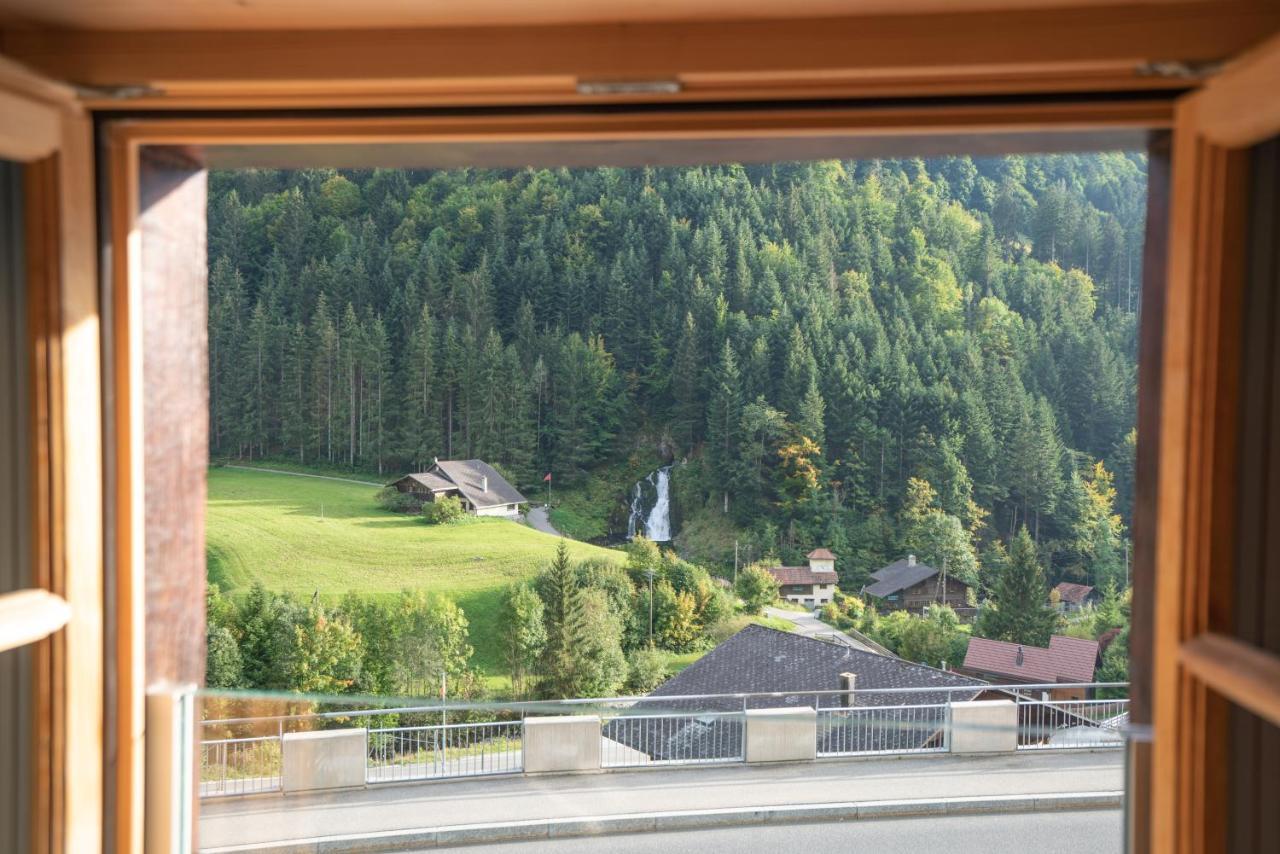 Hotel Wasserfall Jaun Exterior photo